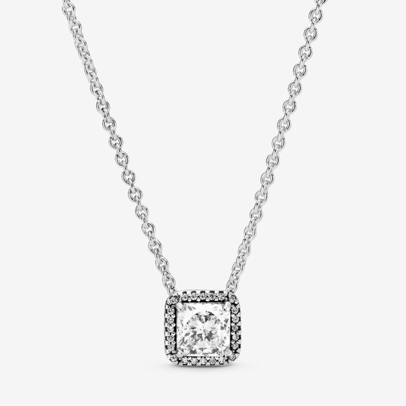 Pandora Jewelry - Timeless Elegance Necklace with Clear CZ Pandora Jewelry - Timeless Elegance Necklace with Clear CZ